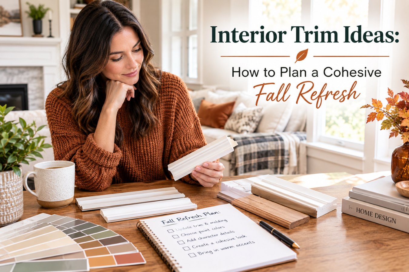 Cox Interior millwork selections reviewed for a project